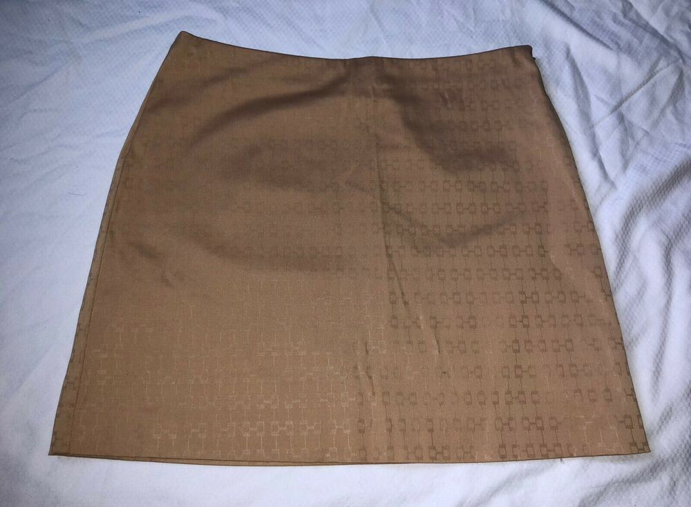 Express Stretch women's beige short cotton pencil skirt size 2